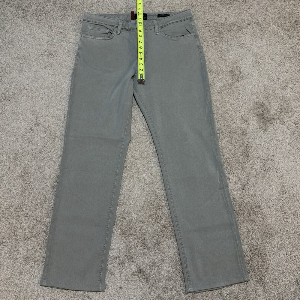 34 Heritage Men's Gray Charisma Comfort-Rise Classic Fit 35x32 Jeans - Picture 5 of 12